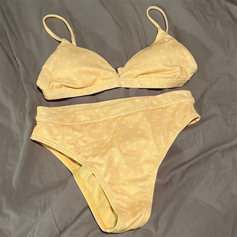 Billabong Swim Yellow Polka Dot Bikini Poshmark