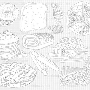 Procreate Bakery Brushes Bakery Procreate Stamps Procreate Sweets