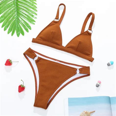 Micro Bikini Swimwear Women Mini Bikini Colaless Swimsuit Sexy Thong