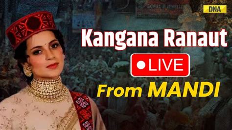 Live Kangana Ranaut S Mega Rally In Mandi Himanchal Pradesh Ahead Of