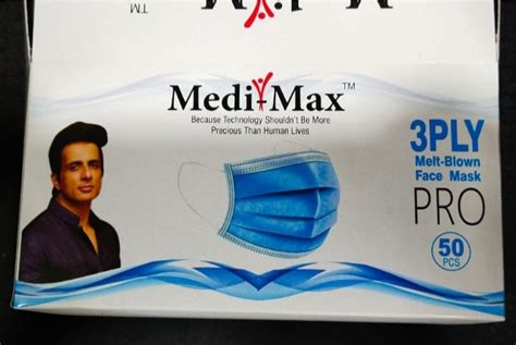 Medimax Disposable Layer Surgical Mask With Meltblown Filter And Nose