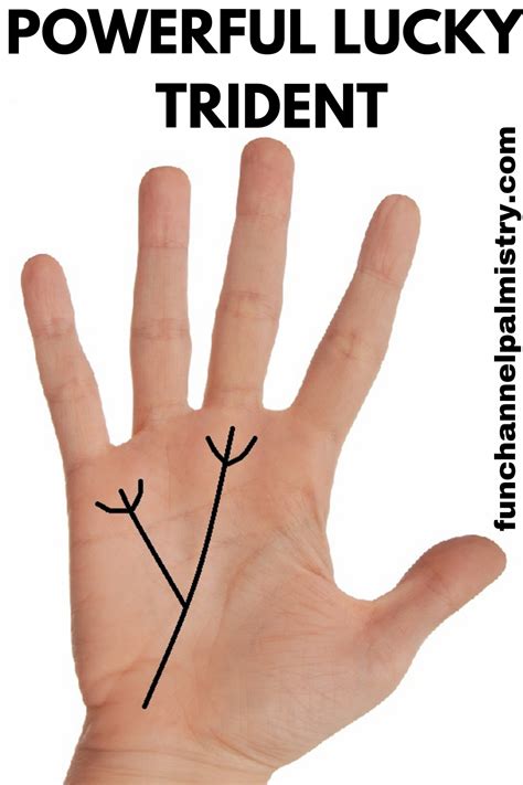 Extremely Powerful And Lucky Trident Sign In Your Hands Palmistry