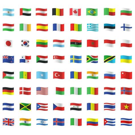 all country flags 602085 Vector Art at Vecteezy