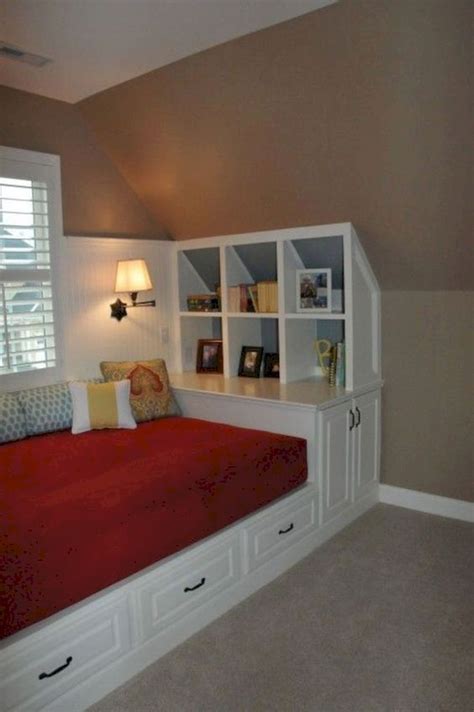 Gorgeous 60 Brilliant Space Saving Ideas For Small Bedroom Source