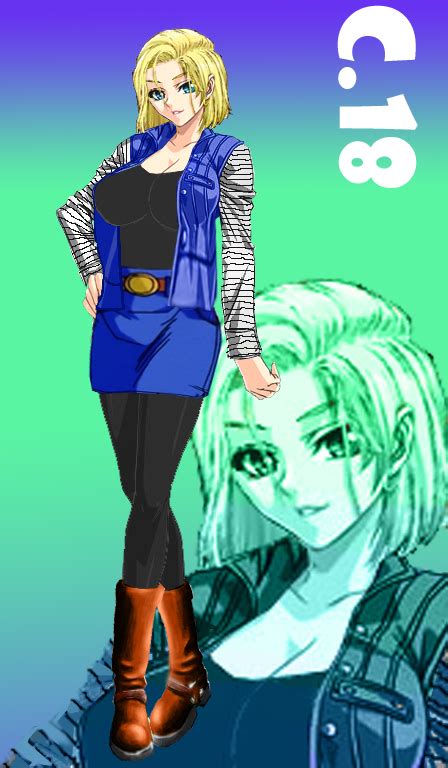 The Big Imageboard Tbib 1girl Android 18 Blonde Hair Blue Eyes Breasts Dragon Ball