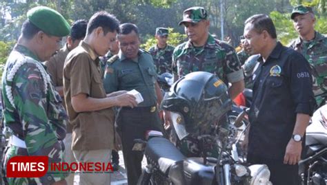 Cegah Kerugian Personel Dan Materiil Kodim 0818 Cek Kendaraan Anggota