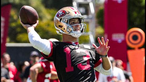 Ers Qbs Brock Purdy Trey Lance Sam Darnold Throw To Deebo Samuel