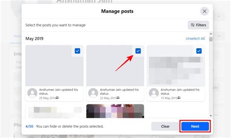 how to delete old posts on facebook