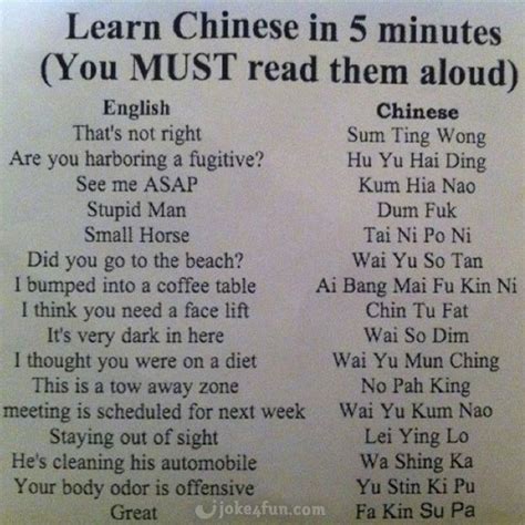 Joke Fun Memes Learn Chinese In Minutes