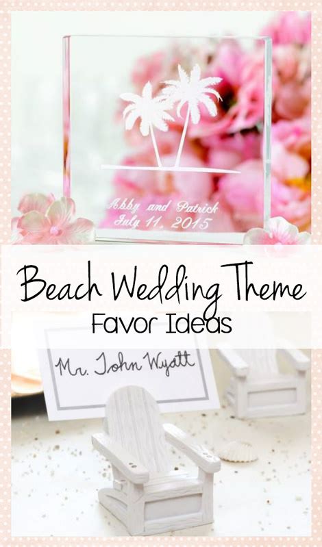 Unique Beach Wedding Theme Favors