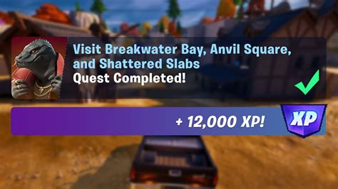 Visit Breakwater Bay Anvil Square And Shattered Slabs Week 1 Quests