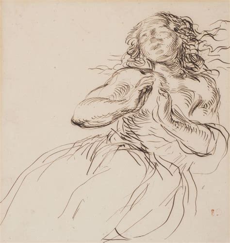 Eugène DELACROIX 1798–1863. Study of a Young Girl, early to mid-19th ...