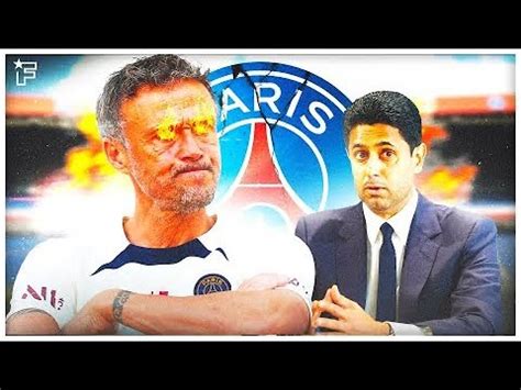 Louis Enrique déjà FOU DE RAGE contre PSG YouTube