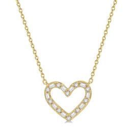 Heart Shape Diamond Necklace Dunkin S Diamonds