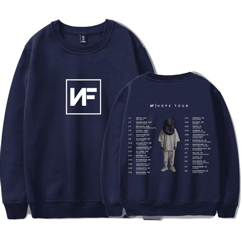 Nf Merch Sweatshirt 2024 Hope Tour Sweatshirts Women Men Long Sleeve