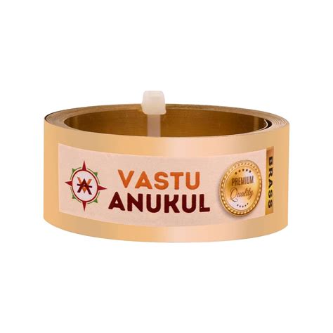 Buy Vastu Anukul Premium Metal Vastu Strips Brass Size L Feet X