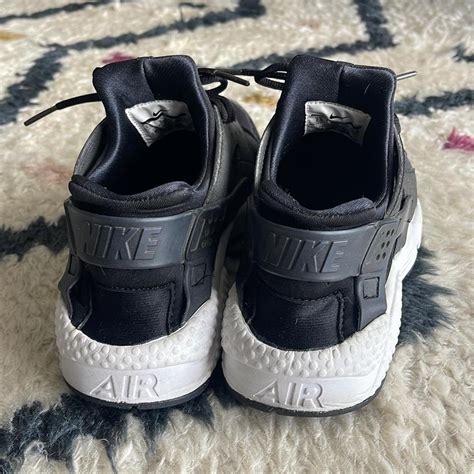 Nike Air Huarache (black & white) - SIZE 8.5 Worn... - Depop