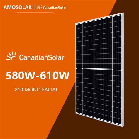 Professional Canadian Hiku7 210 Solar Panel Mono Half Cell 590W 600W