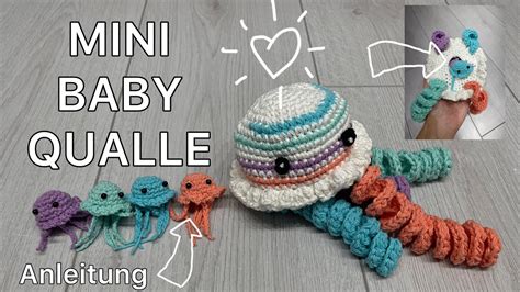 Amigurumi Mama Qualle Mit Babys Mini Baby Qualle Anleitung