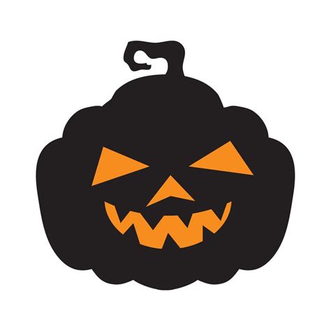 Halloween Pumpkin Silhouette 12581057 Vector Art At Vecteezy