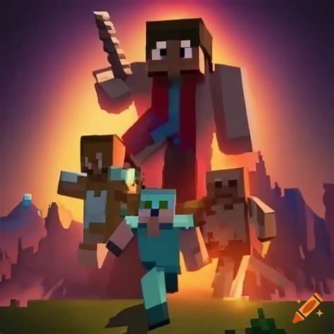 Minecraft Realms Adventure Game Cover On Craiyon