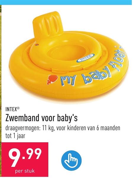 Intex Zwemband Voor Baby S Promotie Bij Aldi