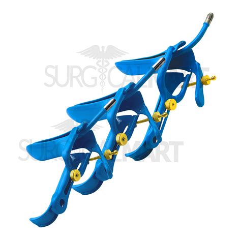 Graves Lletz Leep Blue Coated Vaginal Speculum Set