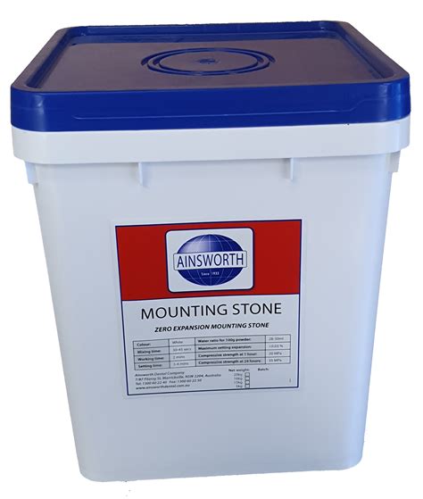 ainsworth  expansion mounting stone kg pail ainsworth dental