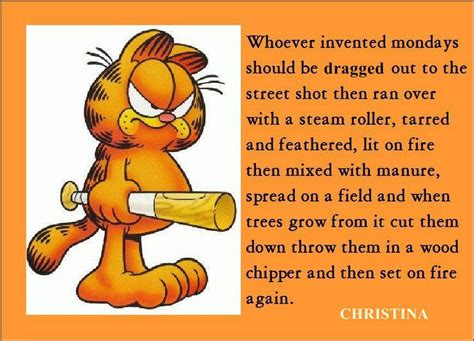 Quotes About Monday Garfield. QuotesGram