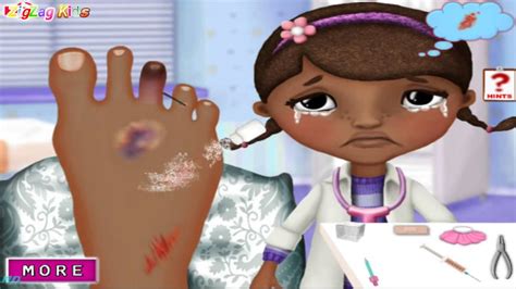 Doutora Brinquedos Foot Doctor Doc Mcstuffins Zigzag Kids Hd