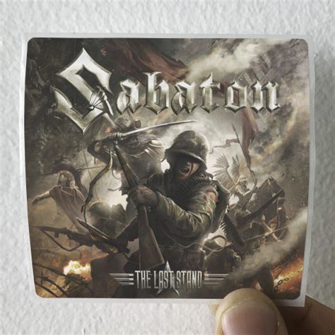 Sabaton The Last Stand Album Cover Sticker