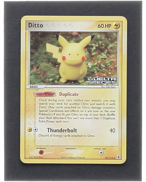 Ditto 2005 Pokemon EX Delta Species 39 Holo Pristine Auction