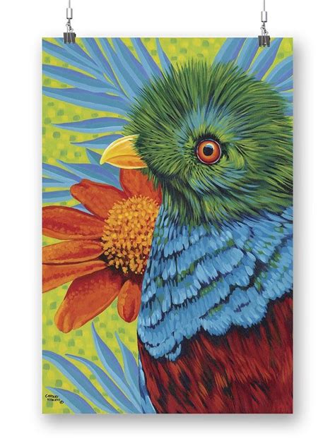 Bird In The Tropics Ii Poster Carolee Vitaletti Designs Walmart