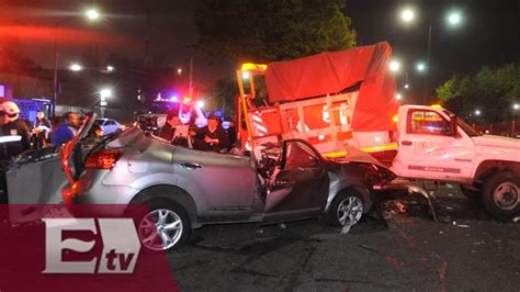 Noche de accidentes en la Ciudad de México Jazmín Jalil YouTube