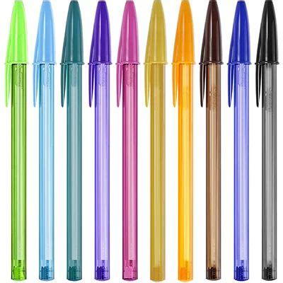 Caneta Esferográfica Bic Cristal Fashion 10 Cores Vivas Ponta Média de