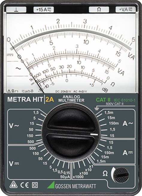 Multimètre analogique class 2 5 METRAHIT 2A GOSSEN METRAWATT