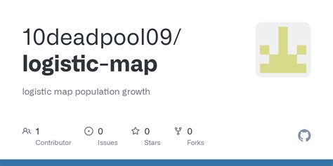 GitHub - 10deadpool09/logistic-map: logistic map population growth