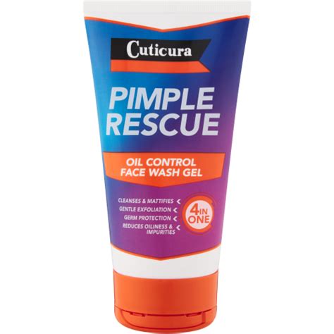 Cuticura Pimple Rescue Face Wash Gel 150ml Clicks