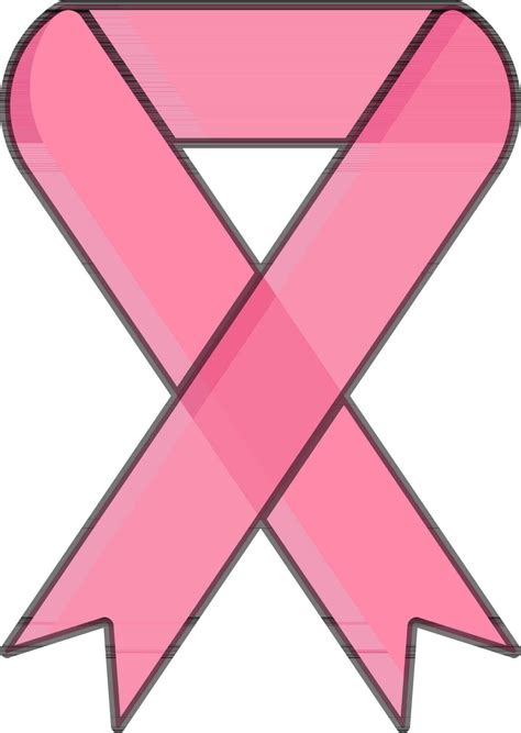 Breast Cancer Ribbon Icon Or Symbol In Pink Color 24369685 Vector Art At Vecteezy