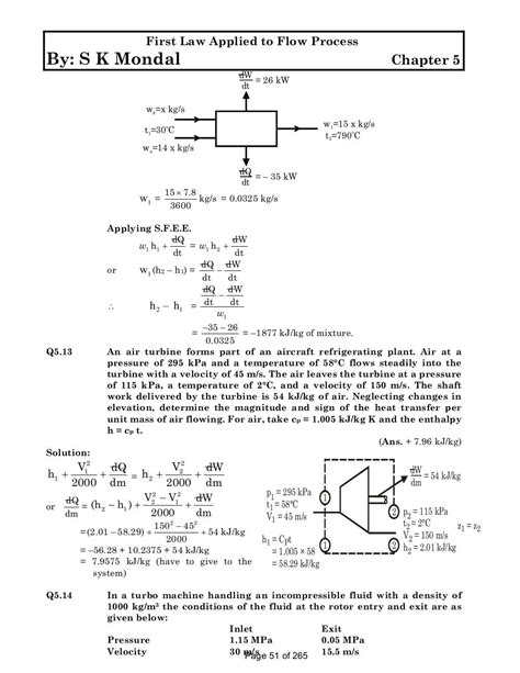 Solution Manual To Basic And Engineering Thermodynamics By P K Nag 4t…