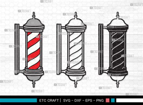 Barbers Pole Clipart Svg Barber Graphic By Pixel Elites Creative