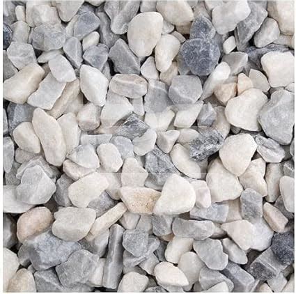 Long Rake Spar Polar Ice 20mm 20kgs Decorative Aggregate Gravel