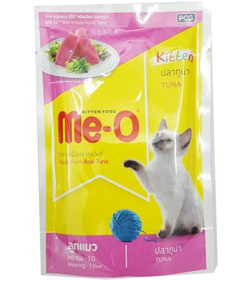 Me O Kitten Food Real Tuna Pouch 80gm Poshaprani