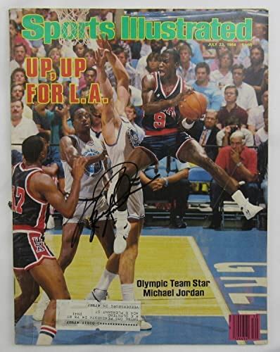 Michael Jordan Signed Auto Autograph Sports Illustrated Magazine 723