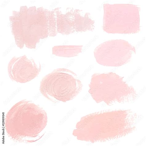 Light pink pastel acrylic brush strokes, delicate textures for logo ...