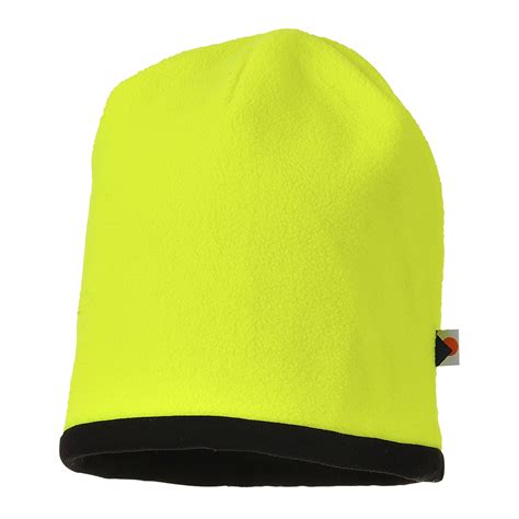 Portwest REVERSIBLE HI VIS BEANIE HAT HA14 A To Z Safety Centre