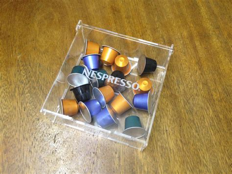 Porta Capsulas Nespresso Cube X X Ctms Acrilico Cubo R Em