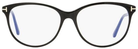 Tom Ford Tf 5544 B 001 Black Plastic Cat Eye Optical Eyeglasses Frame