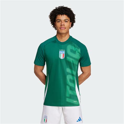 Clothing - Italy Pre-Match Jersey - Green | adidas South Africa