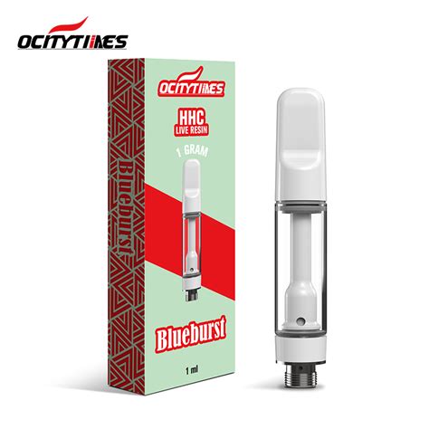 Ocitytimes 1ml 510 Thread Full Ceramic Vape Pen Cartridge Cg21 Custom Logo China Thick Oil